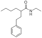 N-ethyl-2-phenethyl-hexanamide 구조식 이미지