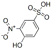 4-hydroxy-3-nitro-benzenesulfonic acid 구조식 이미지