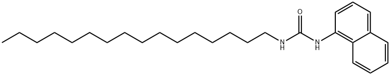 1-hexadecyl-3-naphthalen-1-yl-urea 구조식 이미지