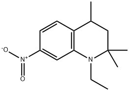 1-Ethyl-1,2,3,4-tetrahydro-2,2,4-trimethyl-7-nitroquinoline Structure