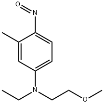 N-ethyl-N-(2-methoxyethyl)-4-nitroso-m-toluidine 구조식 이미지