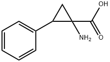 1-aMino-2-phenylcyclopropanecarboxylic acid 구조식 이미지