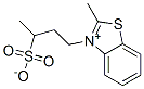 2-methyl-3-(3-sulphonatobutyl)benzothiazolium 구조식 이미지