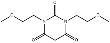 1,3-Bis(2-methoxyethyl)-2,4,6(1H,3H,5H)-pyrimidinetrione 구조식 이미지
