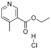 ethyl 4-Methylnicotinate hydrochloride 구조식 이미지