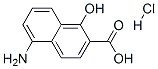 5-amino-1-hydroxy-2-naphthoic acid hydrochloride 구조식 이미지