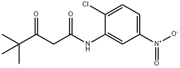 N-(2-chloro-5-nitrophenyl)-4,4-dimethyl-3-oxovaleramide  Structure