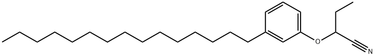 2-(3-Pentadecylphenoxy)butanenitrile 구조식 이미지