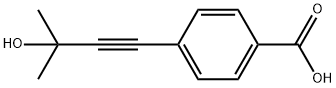4-(3-HYDROXY-3-METHYLBUT-1-YNYL)BENZOIC ACID Structure