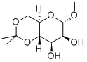 Methyl 4,6-O-Isopropylidene-a-D-mannopyranoside 구조식 이미지