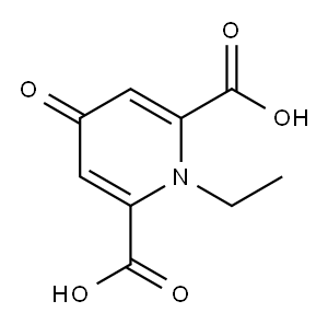 1-ethyl-4-oxo-pyridine-2,6-dicarboxylic acid Structure