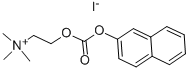 BETA-CARBONAPHTHOXYCHOLINE IODIDE Structure