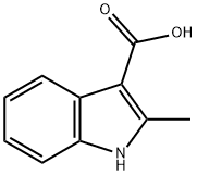 2-METHYL-1H-INDOLE-3-CARBOXYLIC ACID Structure