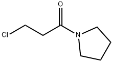 1-(3-chloropropanoyl)pyrrolidine 구조식 이미지