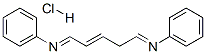 N,N'-pent-2-ene-1,5-diylidenedianiline monohydrochloride  Structure