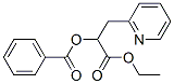 (1-ethoxycarbonyl-2-pyridin-2-yl-ethyl) benzoate Structure