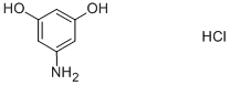 5-아미노벤젠-1,3-디올염화물 구조식 이미지