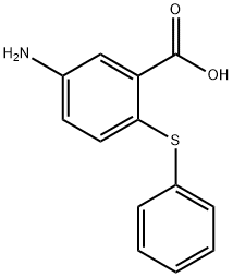 5-AMINO-2-(PHENYLTHIO)BENZOIC ACID 구조식 이미지