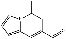 7-Indolizinecarboxaldehyde,5,6-dihydro-5-methyl-(9CI) 구조식 이미지