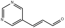 2-Propenal, 3-(5-pyrimidinyl)-, (2E)- (9CI) 구조식 이미지