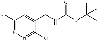 TERT-부틸(3,6-DICHLOROPYRIDAZIN-4-YL)메틸카르바메이트 구조식 이미지