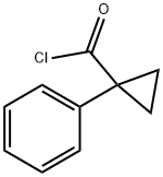 1-PHENYL-CYCLOPROPANECARBONYL CHLORIDE 구조식 이미지