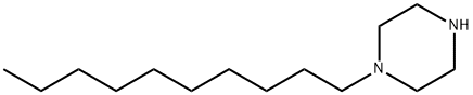 1-DECYLPIPERAZINE 구조식 이미지