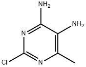 2-Chloro-6-methylpyrimidine-4,5-diamine Structure