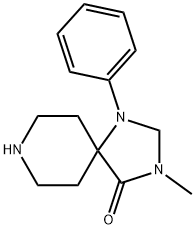 3-Methyl-1-phenyl-1,3,8-triazaspiro[4,5]decan-4-one 구조식 이미지