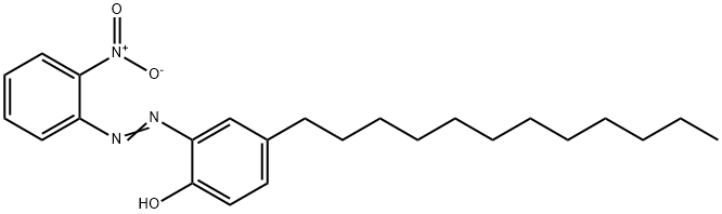 4-도데실-2-[(2-니트로페닐)아조]페놀 구조식 이미지