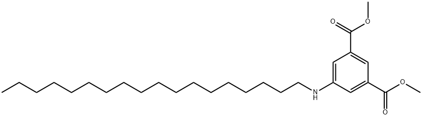 METHYL-5-N-OCTADECYLAMINO-BENZENE 1,3 DICARBONATE 구조식 이미지