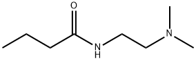 N-[2-(dimethylamino)ethyl]butyramide 구조식 이미지