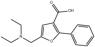 5-DIETHYLAMINOMETHYL-2-PHENYL-FURAN-3-CARBOXYLIC ACID 구조식 이미지