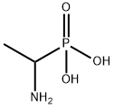 DL-1-(Aminoethyl)phosphonic acid 구조식 이미지