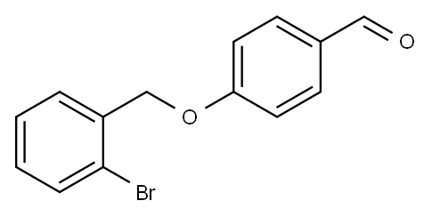 4-[(2-Bromobenzyl)oxy]benzaldehyde 구조식 이미지