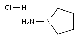1-Aminopyrrolidine hydrochloride 구조식 이미지