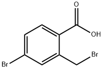 벤조산,4-broMo-2-(broMoMethyl)- 구조식 이미지