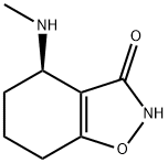 1,2-Benzisoxazol-3(2H)-one,4,5,6,7-tetrahydro-4-(methylamino)-,(4R)-(9CI) 구조식 이미지