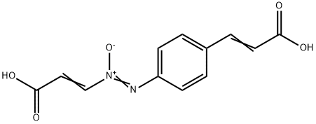4,4'-NNO-Azoxybiscinnamic acid 구조식 이미지