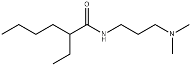N-(3-dimethylaminopropyl)-2-ethyl-hexanamide 구조식 이미지