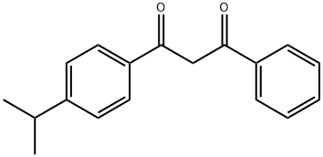 1-[4-(1-methylethyl)phenyl]-3-phenylpropane-1,3-dione Structure
