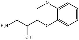 1-AMINO-3-(2-METHOXY-PHENOXY)-PROPAN-2-OL Structure
