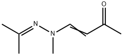3-Butene-2-one, 4-(methyl(1-methylethylidene)hydrazino)- Structure
