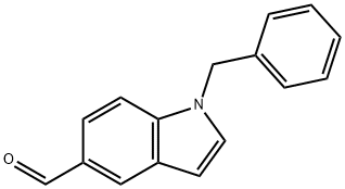 1-Benzylindole-5-carboxaldehyde Structure