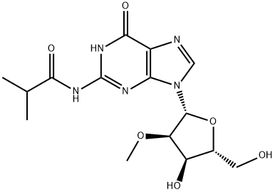 N2-Isobutyryl-2'-O-Methyl-guanosine 구조식 이미지
