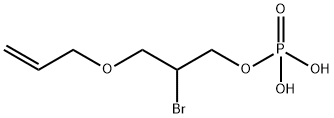 3-(allyloxy)-2-bromopropyl dihydrogen phosphate 구조식 이미지