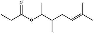 프로판산1,2,5-트리메틸-4-헥세닐에스테르 구조식 이미지