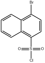 4-브로모-1-나프탈렌설포닐클로라이드 구조식 이미지