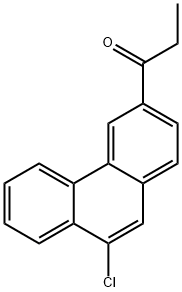 1-(9-chlorophenanthren-3-yl)propan-1-one 구조식 이미지