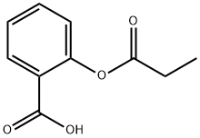 2-propanoyloxybenzoic acid 구조식 이미지